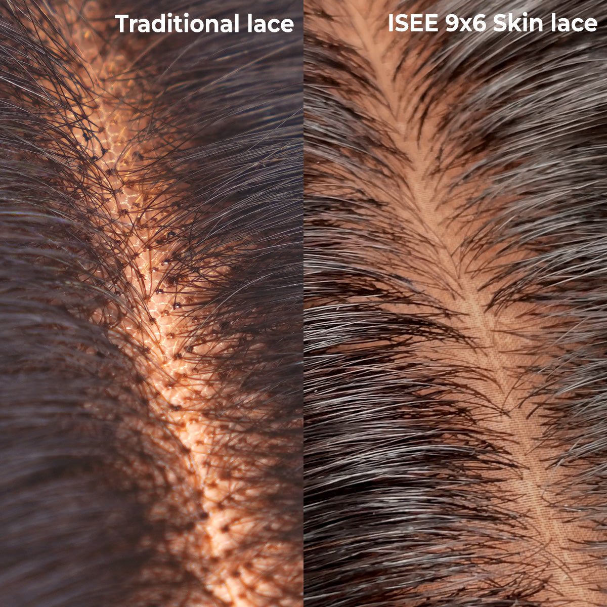 Silky Straight ISEE Block Wig With Optional Replaceable Tops