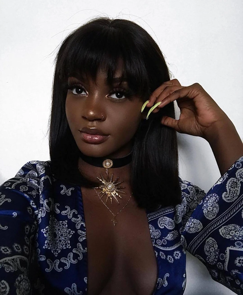 Straight Bob Weave Wig with Bangs| ISEE HAIR