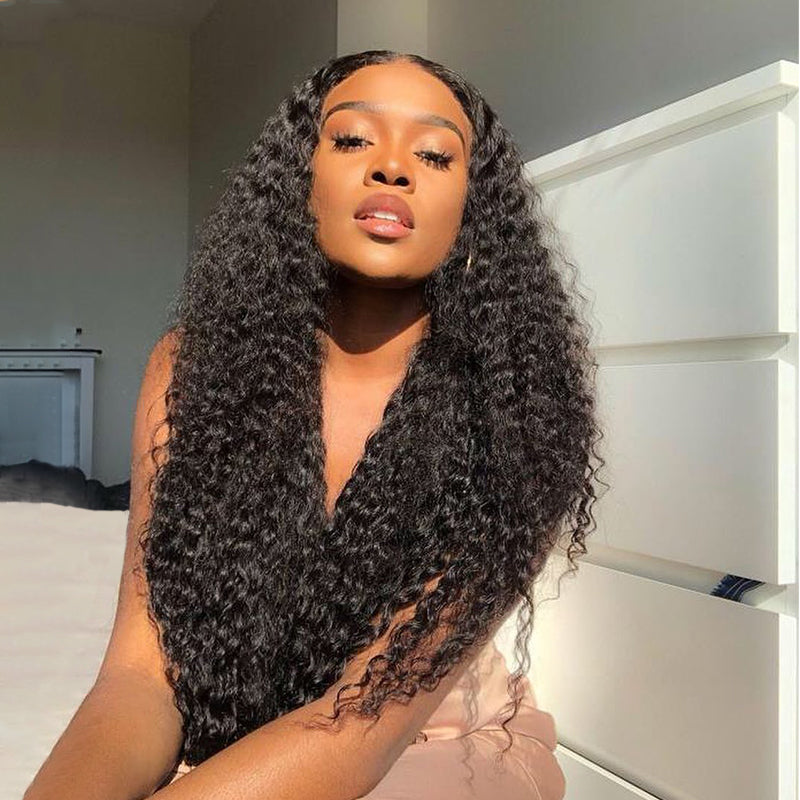 ISEE New Launch Wear & Go Glueless Lace Wig, HD Lace with Dome Cap Mongolian Water Wave Lace Wig Beginner Friendly