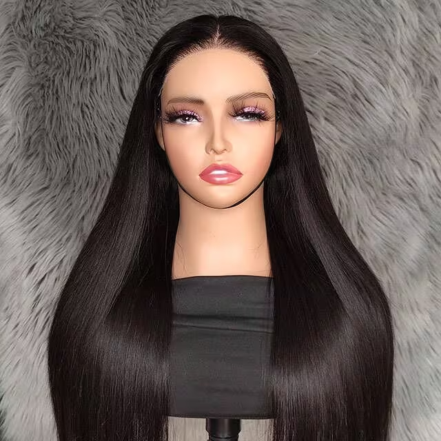 ISEE Wear & Go 6x4 Straight Glueless Lace Closure Wig Pre-Cut HD Lace with Pre-Plucked Hairline