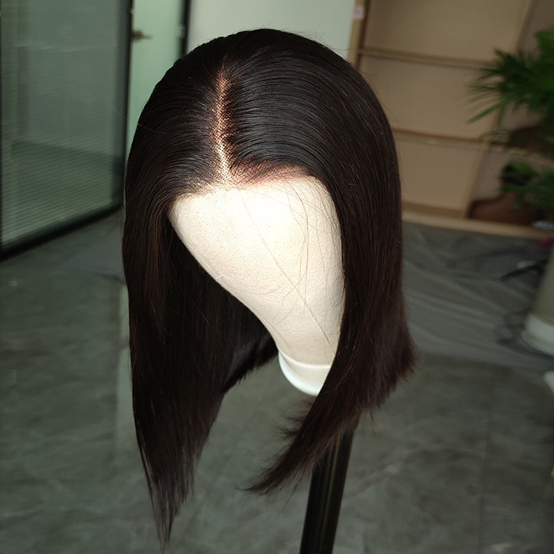 ISEE Wear & Go 6x4 Bob Straight Glueless Wig Pre-plucked Pre-Cut HD Lace Closure Wig